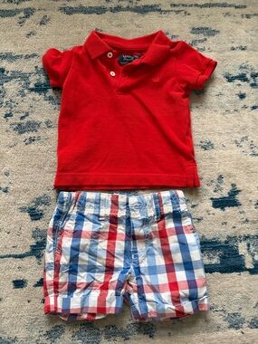 Mayoral Baby Boy Matching Polo & Shorts Set 3 Months